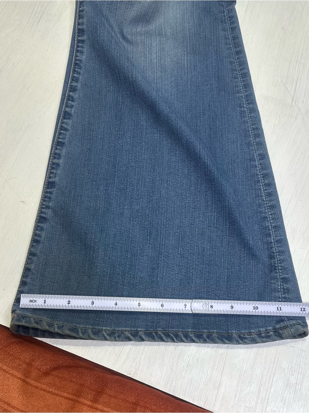 Kut from the Kloth Flare Jeans Womens 8 Y2K Bootcut Stretch 32x33 - Picture 6 of 10